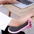 thumbnail image 6 of Computer Arm Rest Elbow Cushion Computer Armrest Pad for Chair, Desk, Table, Soft Cushion Pink, 6 of 8