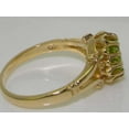 thumbnail image 5 of LBG British Made 10k Yellow Gold Natural Peridot Womens Solitaire Ring - 33 size options - Size 9.25, 5 of 7