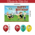 thumbnail image 3 of 32-Piece For Phineas and Ferb Cartoon-Themed Birthday Party Decorations Set – Includes Backdrop, Cake Topper, 12 Cupcake Toppers, and 18 Balloons, 3 of 5