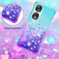 thumbnail image 4 of Funda para Honor 90 5G Transparente con Brillos Carcasa Protectora Antigolpes con Glitter Brillante, 4 of 5
