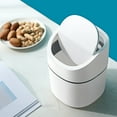 thumbnail image 1 of Cheers Mini Desktop Waste Bin Household Dresser Table Wastepaper Trash Can with Lid, 1 of 2