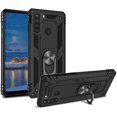 thumbnail image 1 of [PST] Samsung Galaxy A21 Kickstand Rotating Ring Case, Heavy Duty Hybrid Shock Absorption Rugged Hard Phone Case Cover with Ring Stand Fits Magnetic Car Mount, 1 of 4