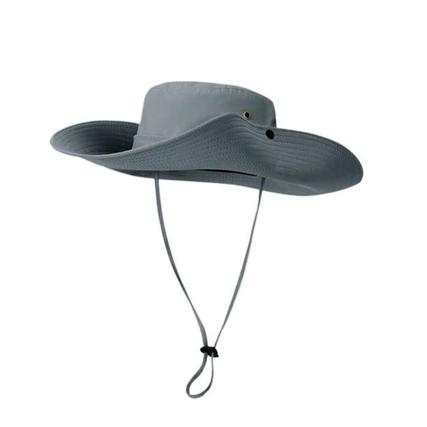 Sombrero para el sol Sonducket Poliéster ala ancha resistente al agua ventilado Gris claro