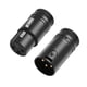 thumbnail image 3 of Male & Female Compact XLR Microphone Solder Adapter Adjustable 90° Right Angle 3Pin XLR Solder Conne, 3 of 5