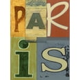 thumbnail image 2 of Vision Studio 25x32 Black Ornate Wood Framed with Double Matting Museum Art Print Titled - Paris, 2 of 4