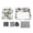 Desert Camouflage, variant on BIMZUC Premium Drone Decal Colorfast Stylish Durable Easy Removal Stickers Kit For Mini 4 Pro And RC-N2 Remote Controller Protective Skin Accessories Cool Green Stone