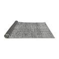 thumbnail image 2 of Ahgly Company Indoor Round Abstract Gray Modern Area Rugs, 4' Round, 2 of 4