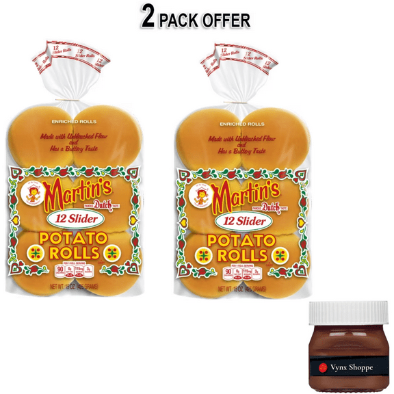 Martin's Slider Potato Rolls, 12 Count, 3 inch, fresh