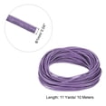 thumbnail image 2 of Unique Bargains 11 Yards 1mm Round Leather Cord Lacing String for DIY Crafts, Light Purple, 2 of 7