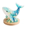 thumbnail image 4 of Sea Glass 3D Art Kit, DIY Whale Mosaic Craft for Coastal Tabletop Home Decor, 8 in Ocean Creative Craft Project for Adults, 4 of 4