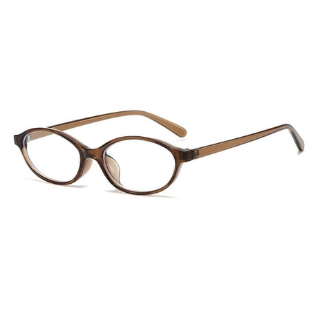 Fashion Small Oval Sunglasses Y2K Style Women's Sun Glasses Clear Spectacle Blue Light Blocking Eyewears Computer Protective Eyeglasses