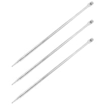 YOSADIER 3Pcs Galvanized Ground Rods Portable Electrical Grounding Rods for Home Safety
