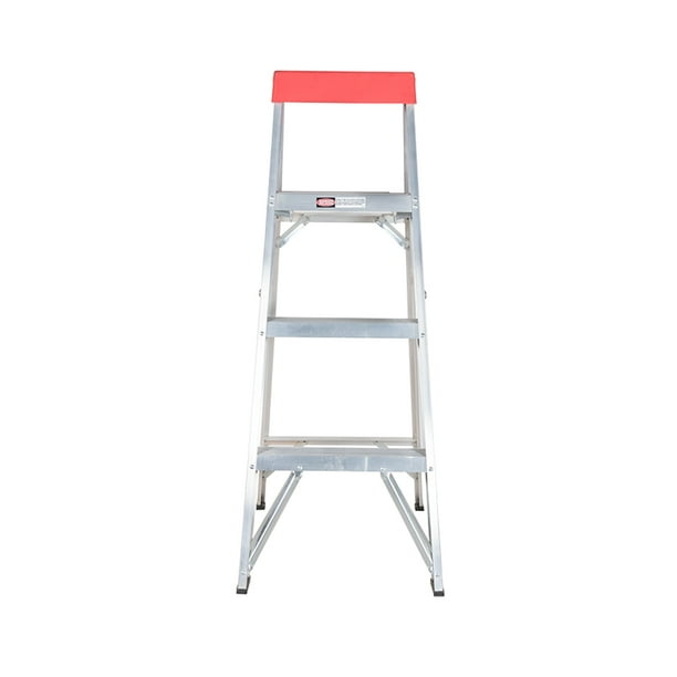 Escalera de Tijera Akron Herramientas Aluminio 3 Escalones 150kg