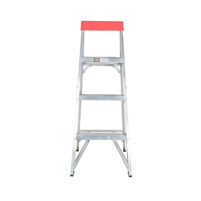Escalera de Tijera Akron Herramientas Aluminio 3 Escalones 150kg
