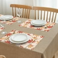 thumbnail image 4 of Napperons Rectangulaires Feuilles d'Érable d'Automne 4 Pcs Récolte de l'Action de Grâce Automne Durables en Lin 12 X 18 Pouces Modes de Vacances pour Table de Cuisine, 4 of 5