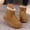 Brown, variant on FRSASU Women's Snow Winter Boots Fuzzy Ankle Short Fur Lined Outdoor Slip-on Snow Booties with Zipper Khaki