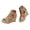 Beige, variant on Espadrille Wedge Sandals for Women Strappy Platform Dressy Summer Shoes Ladies Open Toe Slingback High Heels Beige 8