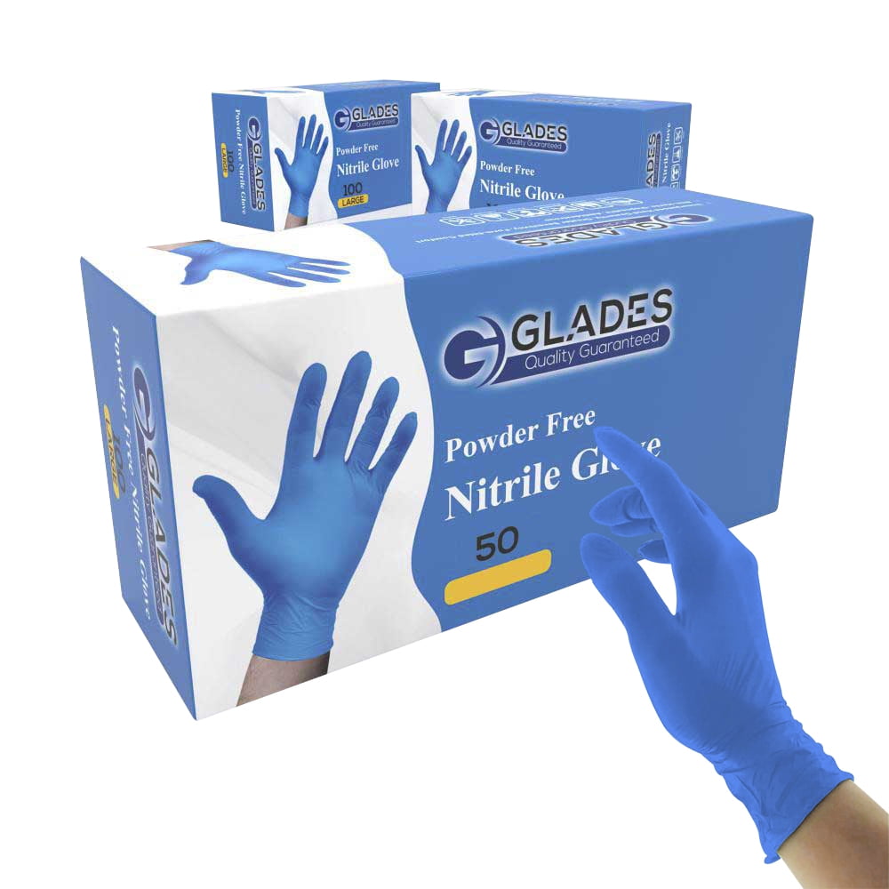 HALYARD SKYBREEZE Nitrile Exam Gloves Size Medium 3.5 mil Box of 200