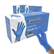 Nitrile Disposable Gloves, 6 Mil, Industrial Grade, Powder Free, Blue Color - X-Large Size, Box of 50