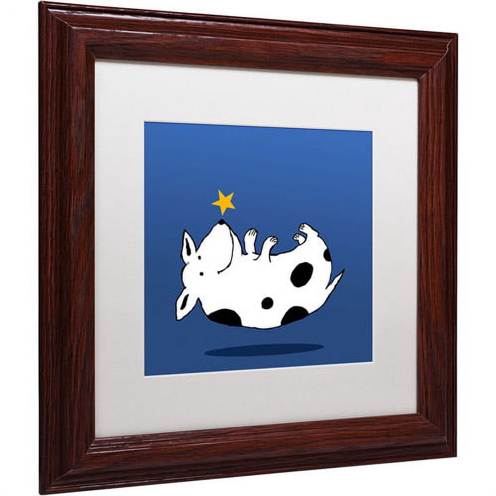 Carla Martell 'Star Dog' Matted Framed Art