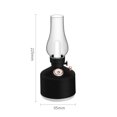 thumbnail image 3 of Retro Lamp Air Cool Mist Humidificador Mute Portable para Home Office (Negro), 3 of 6
