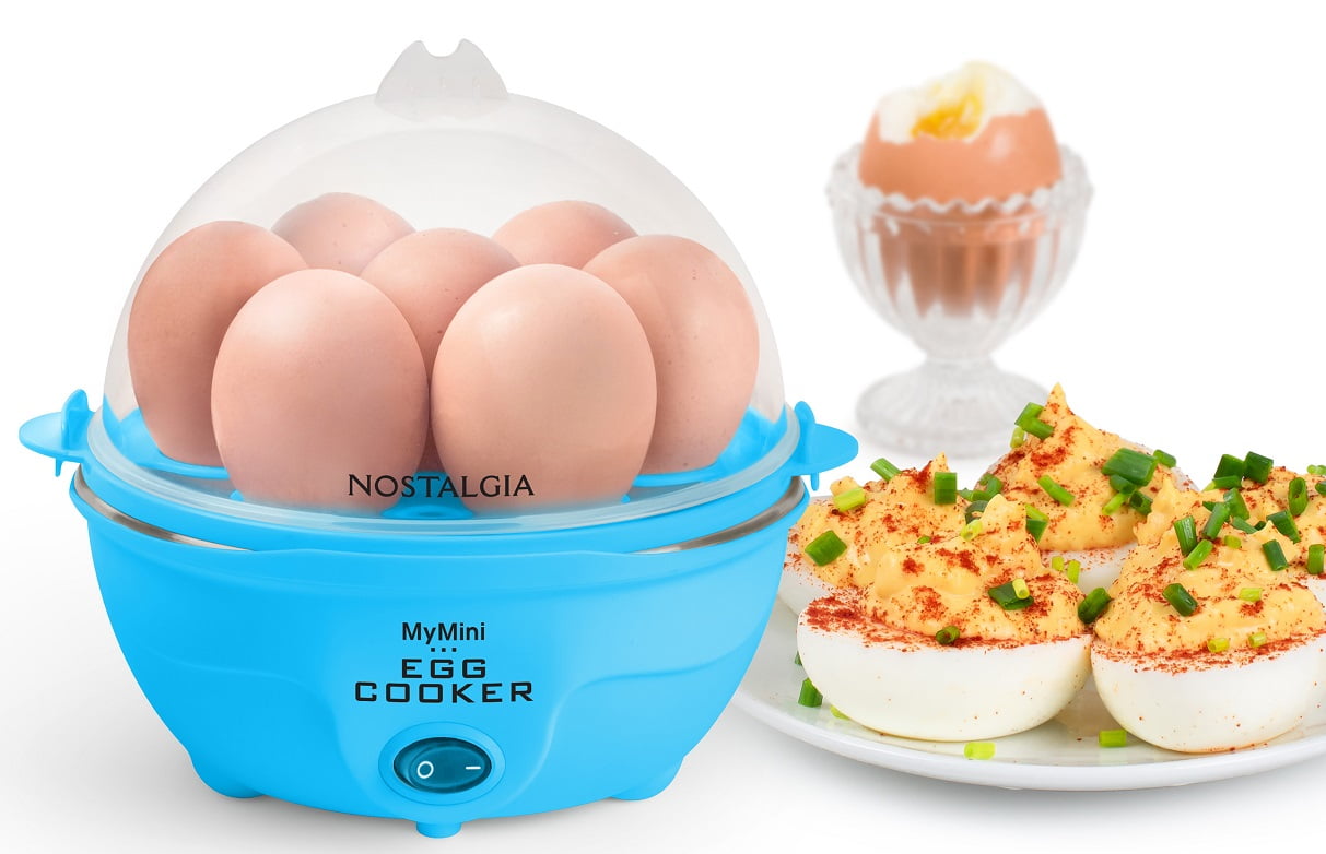 Nostalgia MyMini 7-Egg Cooker Review - Let's Hard Boil Some Eggs! 