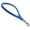 Blue, variant on Round Genuine Rolled Leather Dog Short Traffic Leash 13" Long 1/2" Diam Lead (Blue)