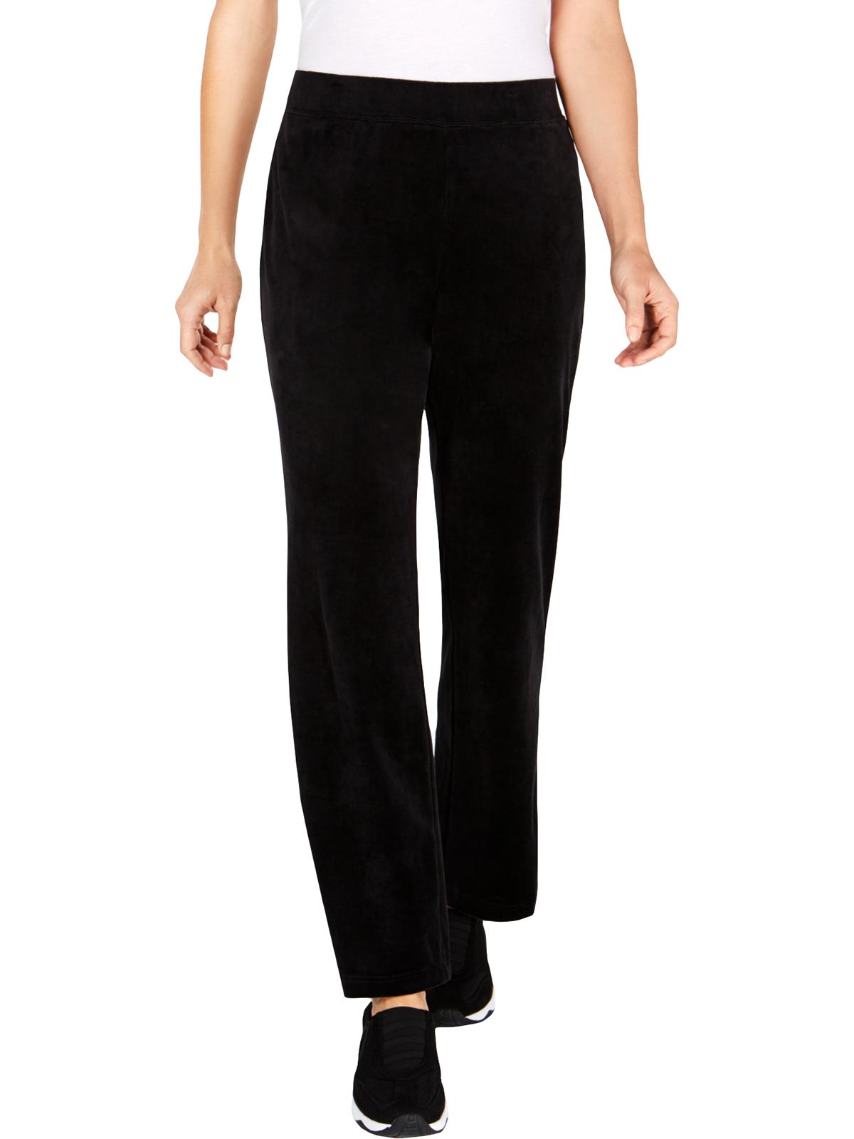 Karen Scott Sports Womens High-Rise Fitness Sweatpants - Walmart.com