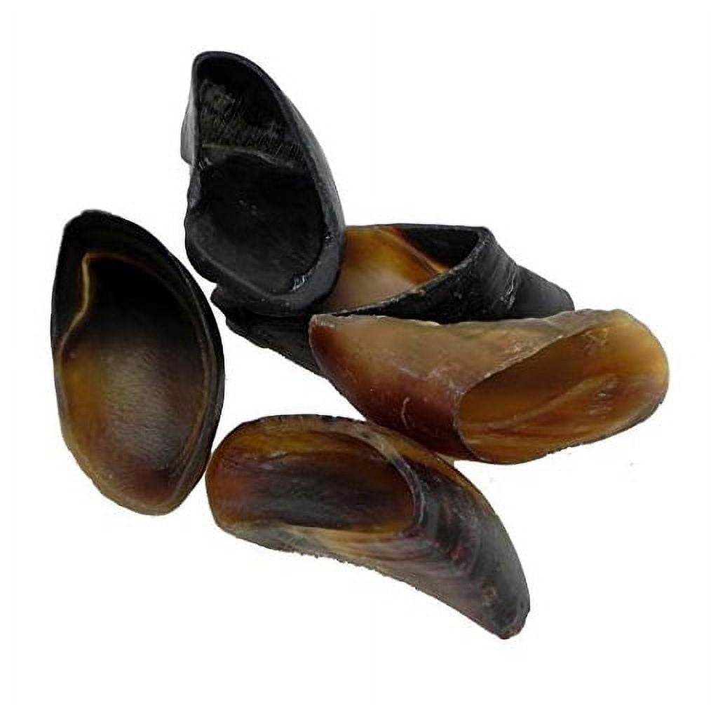 25 Bulk Treat Packs Heavy Duty Dog Chew Rawhide Knee Caps Hooves Horns or Bones (Hooves)