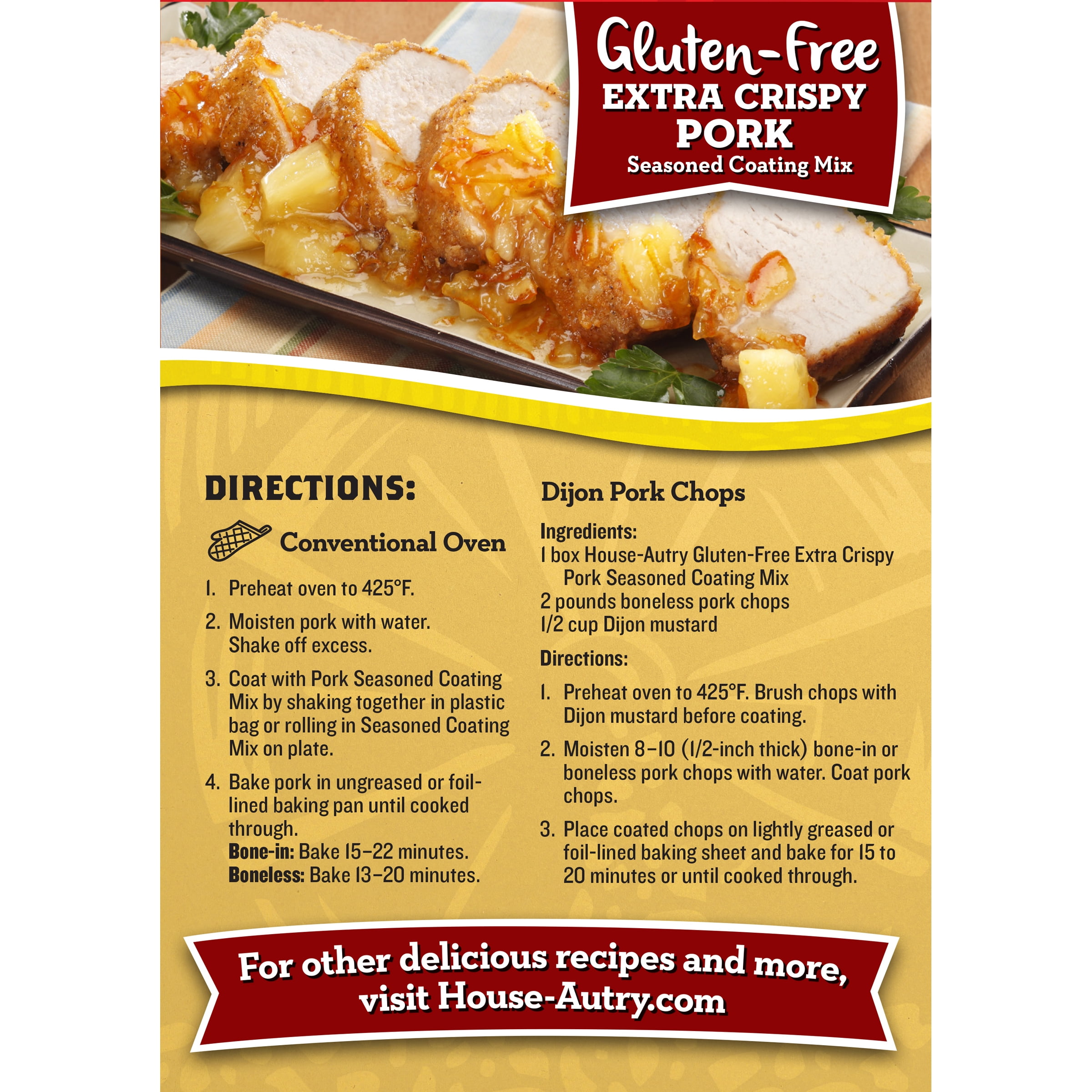 House Autry Gluten Free Pork Breader 45oz