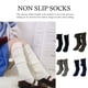 thumbnail image 4 of Sonducket Calcetines tipo pantuflas, transpirables, con forro polar, para invierno, con mango de goma de silicona, para dormir, lindos, clásicos, peludos, Medias gary oscuro Sonducket AP009581-02, 4 of 6
