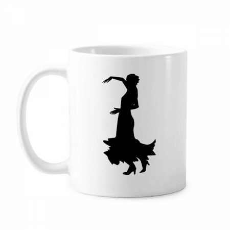 

Performance Folk Dance Dancer Mug Pottery Cerac Coffee Porcelain Cup Tableware