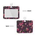 thumbnail image 2 of Kdxio Rose Mix Leopard 2 Card Badge Holder Work Badge Sleeve for Office, School, Factory, ID Credit Cards, Driver Licenses and Passes, 2 of 7