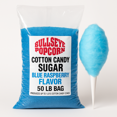 thumbnail image 4 of Box of 50 lbs Bullseye Popcorn Cotton Candy Floss Sugar Blue Raspberry, 4 of 5