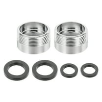 2Pcs Faucet Aerator Adapter, M20 Female to M22 Male with Washer, 13mm Length