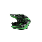 Cyclone ATV MX Dirt Bike Off-Road Helmet DOT/ECE Approved - Green - X-Large