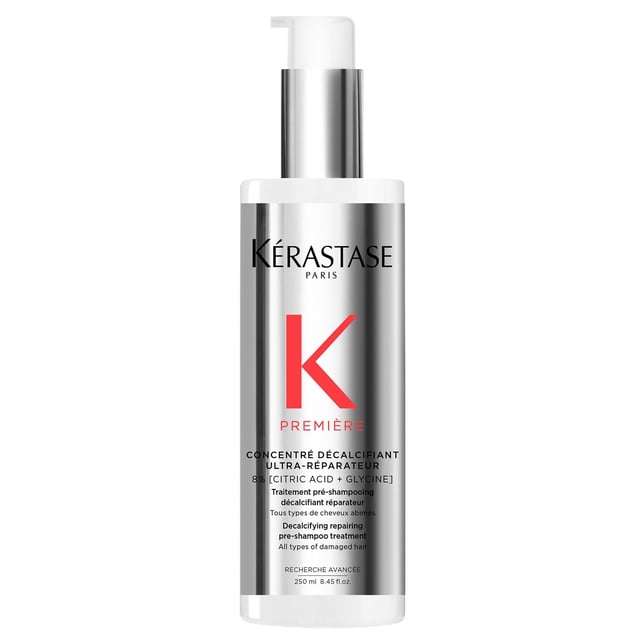 KÉRASTASE Concentré Décalcifiant Ultra-réparateur | Pre shampoo para Cabello Dañado | Elimina la Sobredosis de Calcio que y Repara el Da&ntil