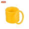 thumbnail image 3 of Uxcell 4cm Plastic Carnival Ringtoss Rings Hoop Party Favor Game, Yellow 12 Pack, 3 of 5