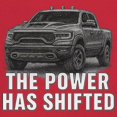 thumbnail image 3 of 702 HP Power Pickup Truck Men's V-Neck T-shirt American 4x4 Offroad 1500 V8 Performance, 3 of 7