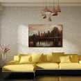 thumbnail image 4 of Bridgescape Hand Painted 3D Metal Wall Art, 48" x 32" x 1.6", Ready to Hang, 4 of 5