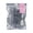 Gray, variant on Elastic Bathing Towel Exfoliating Body Scrubber for Shower and Bath Refresher Flexible Back Scrubbing Cloth Daily Accessory for Men and Women Home, 1Pack Black