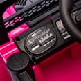 thumbnail image 6 of iRerts 12V Ride on Cars with 6 Wheel, Powered Ride on Toys with Remote Control, Bluetooth, Music, USB/MP3/Microphone Ports, Six-Wheel Suspension, Electric Cars for Kids 3-6 Ages Gift, Pink, 6 of 11