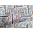 thumbnail image 4 of oneOone Cotton Poplin Fabric Triangle & Line Geometric Print Fabric By Yard 56 Inch Wide, 4 of 4