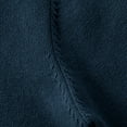 thumbnail image 6 of Girls Turtleneck Sweater Pullovers Kids Toddler Ribbed Knit Cotton Sweaters Jumpers Basic Plain Long Sleeve Tops Navy, 3 Y, 6 of 7