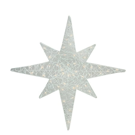 36 Lighted White Glitter Star Of Bethlehem Outdoor 36 Lighted White Glitter Star Of Bethlehem Outdoor Decoration Com