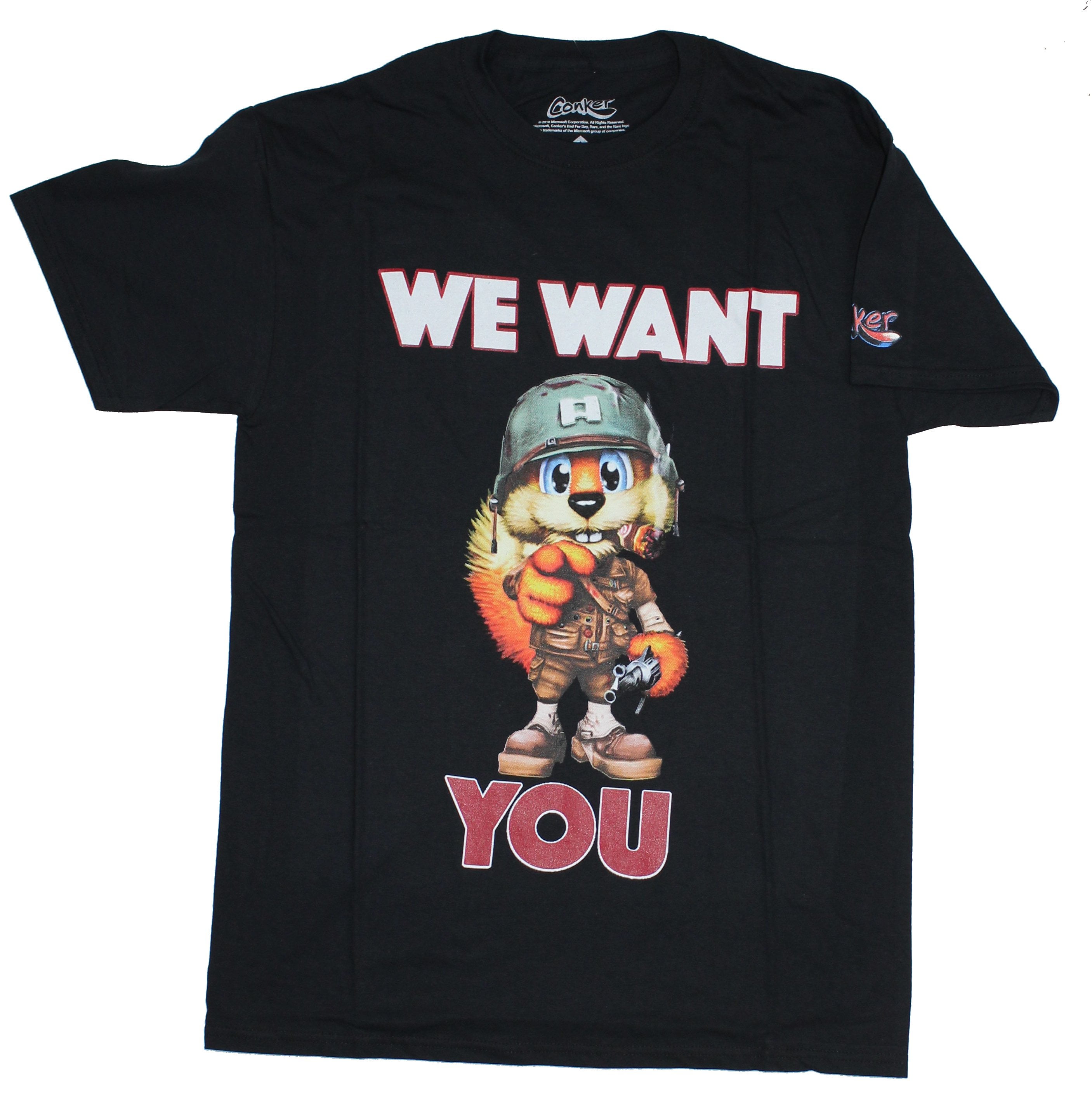 conker's bad fur day shirt