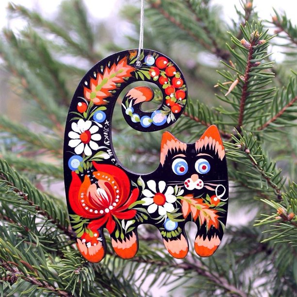 árboles Navideños Gatos Arboles De Navidad Adornos Navideños