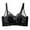 Black, variant on DecSea Women's Rabbit Ear Cup Underwear Without Steel Ring Lace Bra