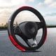 thumbnail image 3 of Btafrte Funda Cuero para Volante Coche Accesorios Interiores Reflectantes (negro Rojo), 3 of 8