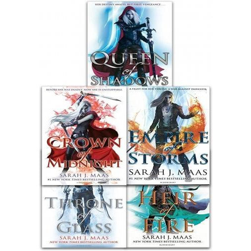 Throne Of Glass Series Collection 5 Books Set By Sarah J